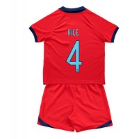 Dres Engleska Declan Rice #4 Gostujuci za djecu SP 2022 Kratak Rukav (+ kratke hlače)